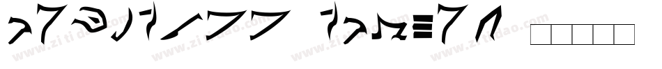 Houtsnee Shadow字体转换